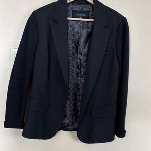 Pink Tartan Black Jacket with Geometric Lining